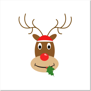 Rudolph the red nose reindeer Posters and Art